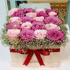 Rangkaian Bunga Mawar Segar 'Bed Of Roses'
